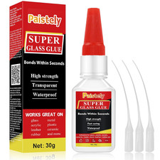 Super Glass Glue, Waterproof and Heat-Resistant Adhesive for Glass Repair, Stron