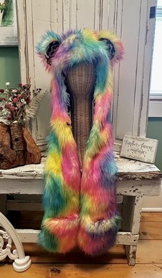 Liner Swap Spirithoods Rainbow Sour Candy Gummy Bear Worms Neon 80s  kawaii Rave