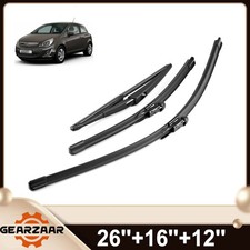 Scheibenwischer FÜR Opel Corsa D S07 WISCHERBLÄTTER VORNE +HINTEN Satz 2006-2014