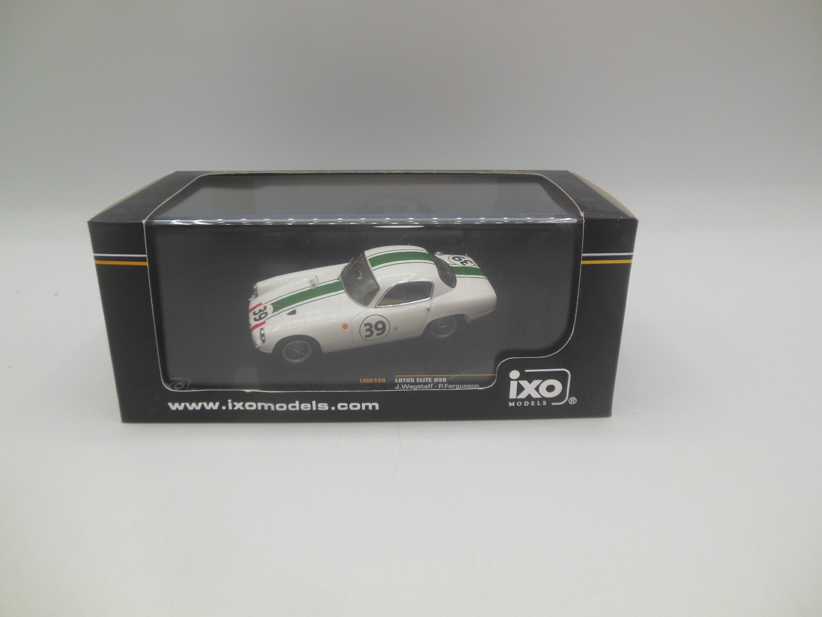 IXO LMC120 Lotus Elite RN 39 Le Mans 1963 Class Winner 1:43 Wagstaff & Fergusson
