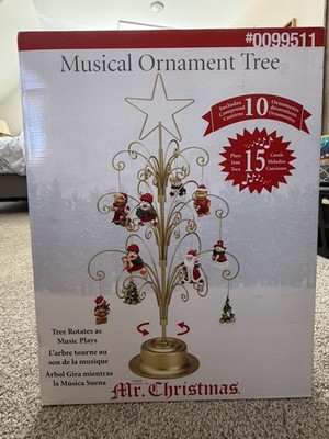 Mr. Christmas Rotating Musical Ornament Tree 2010 Approx 24''x12'' Item # 0099511
