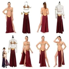 Princess Leia Slave Cosplay Costume Star Jedi Wars Leia Sexy Slave derss Outfits