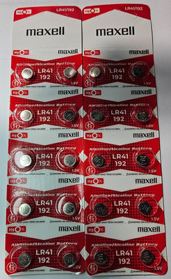20 PACK LR41 Maxell AG3 392A 192 SR41 LR736 392 (GOOD EXPIRE 12/30) FREE SHIP
