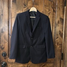Boys Navy Blue Blazer - Izod - Size 12