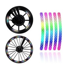 2 Pcs Universal Reflective Wheel Rim Stripe, Night Safety Warning Stickers,
