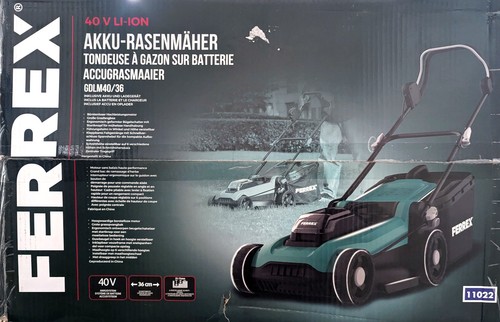 FERREX 40V Akku Rasenmäher GDLM40/36 ohne 40V Akku und ohne Ladegerät gebraucht
