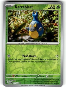 Pokemon SV09 Journey Together Karrablast 009/159 Reverse Foil