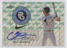 2016 Leaf Perfect Game National Showcase Metal 1/3 Cole Brannen #BA-CB1 Auto 0b2