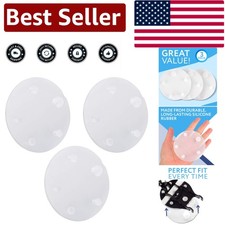 Durable 3-Pack Silicone Toilet Flapper Seal - Easy Fit for VorMax Toilets