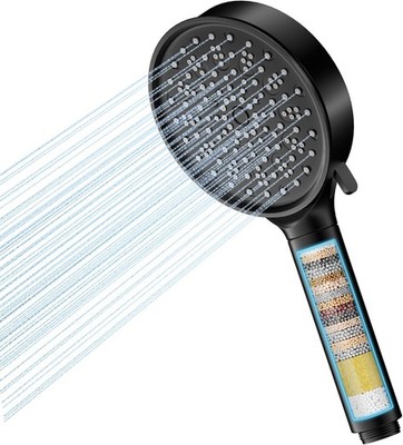 Cobbe Duschkopf mit Filter, Duschkopf Wassersparend Hartwasser mit Filtration in