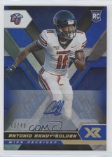 2020 Chronicles Draft Picks Blue Signatures 12/49 Antonio Gandy-Golden Auto 4z8
