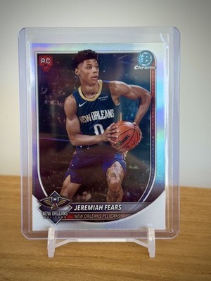 2025-26 Bowman Chrome #BRR-7 Jeremiah Fears Red RC Refractor Variation Silver