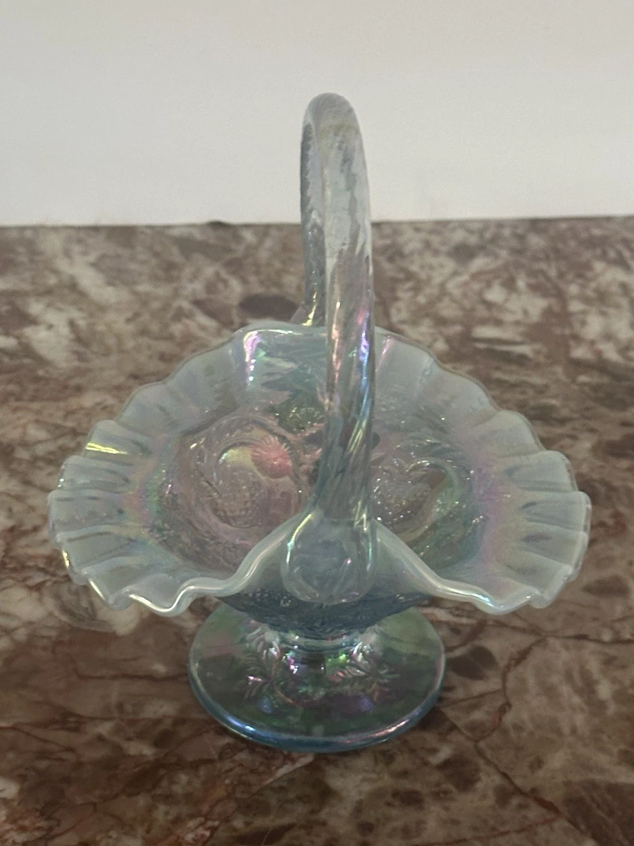 fenton blue carnival glass products for sale | eBay