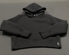 SACAI Sponge Sweat Hoodie Black Hooded Hooded