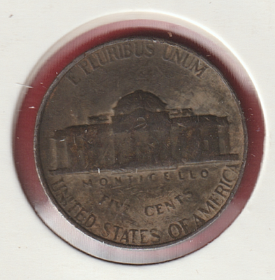 1964 Jefferson Nickel Improperly Annealed Black Beauty - 369