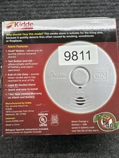 Kidde Worry Free Smoke Alarm 110/120V 10YR Lithium Battery I120105 Hard Wire