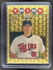 Marketplace image: 2008 Topps Chrome Brian Bass SuperFractors Rookie RC #1/1 Twins