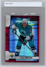 2017-18 O-Pee-Chee Platinum Red Prism Mark Recchi 045/199 All Star Team #144 HOF