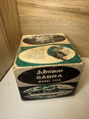 Vintage Johnson Sabra 130A Reel w/ Box Paperwork Extra Spool NICE
