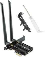 WiFi 6E PCIe Wireless Card AX210 6GHz 5400Mbps BT 5.3 MU-MIMO Support Windows