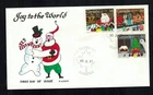 Canada #1067-1069, 1985 Christmas Santa Claus Parade on  A. Wood cachet FDC, VF