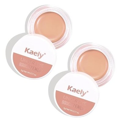 Kaely 2Pcs under Eye Brightener, Conceal Brighten Dark Circles, Color B0D5MW9371