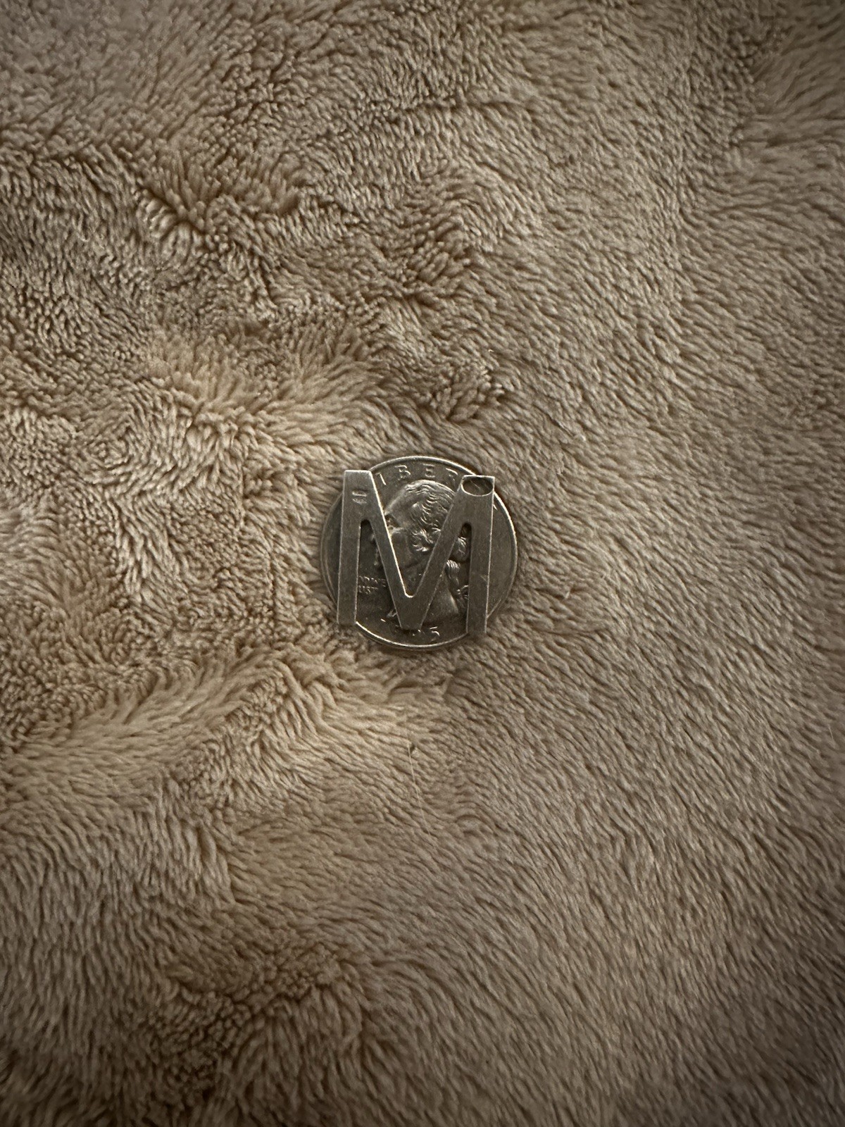 925 Solid Sterling Silver Initial Letter A Baguet… - image 2