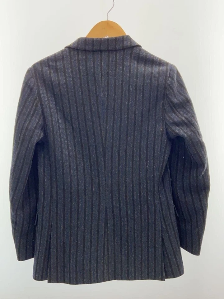 Gucci Double-Breast Blazer Jacket 46/M Men's size Gray Striped Wool Half Coat - Image 2 of 4