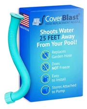 CoverBlast Pool Cover Pump - USA-Made 25ft Range Easy Installation