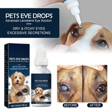 Pet Dog Eye Drops For Dry Eyes 15% Advanced Lanosterol Eye Solution Cat Dog NEW