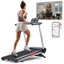 Sunny Health & Fitness Pace 500 Smart Auto Incline Treadmill - SF-T724081