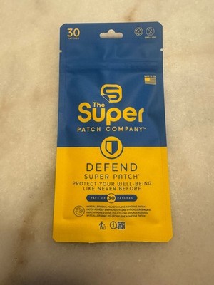 The Super Patch Company Defend Super Patch 30 Pack Wellness Patch NEW