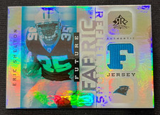 ERIC SHELTON 2005 Upper Deck Reflections Future Fabrics Jersey Rookie Card RC. rookie card picture