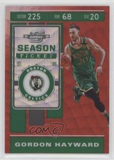 2019 Panini Contenders Optic Tmall Exclusive Red Wave Prizm Gordon Hayward 00v4