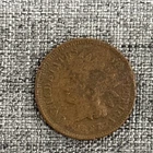 1867 Indian Head Cent Environmental Damage