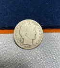 (#102167)  Barber Half Dollar:  1904 S.  Good   Better date!