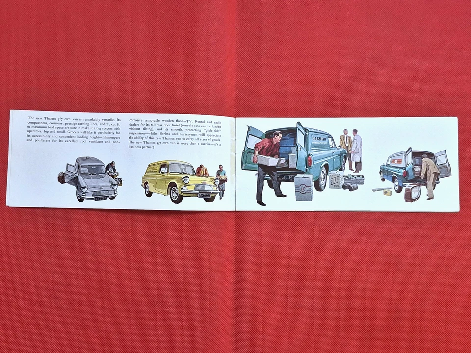 1961 New THAMES 5/7 CWT VAN UK Launch Sales Brochure (Ford Anglia) - Image 3 of 4