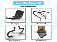 GENUINE ROYAL ENFIELD CLASSIC 650 4 PCS ACCESSORIES COMBO PACK CP-17
