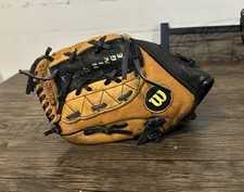 Wilson T-Ball A2495 Pro T Ball Baseball Glove 10  Flex Leather