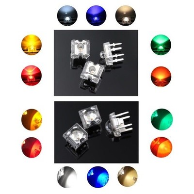 LED Piranha 3mm 5mm Super Flux Spider LEDs 10 20 50 100 Stück und Set 7 Farben