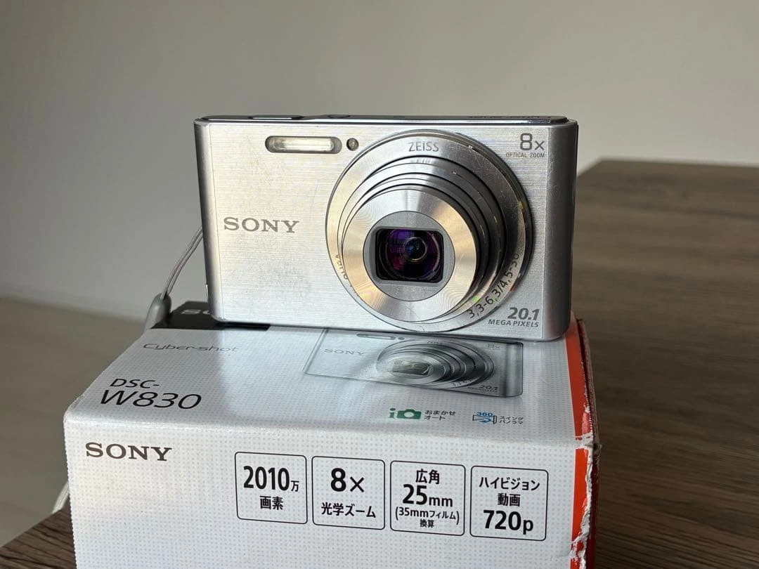 Sony Cyber-shot DSC-W830 5-9.9x Digital Zoom Digital Cameras for