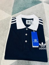 ADIDAS THREE STRIPES MENS PLAIN COLLARED SHORT SLEEVE POLO SHIRT