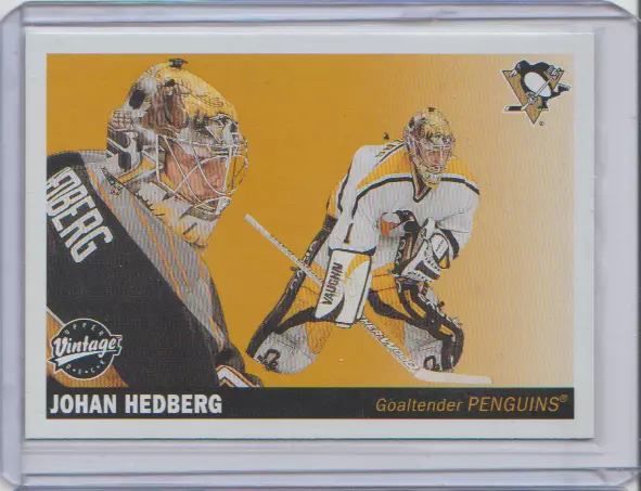 Johan Hedberg trading card