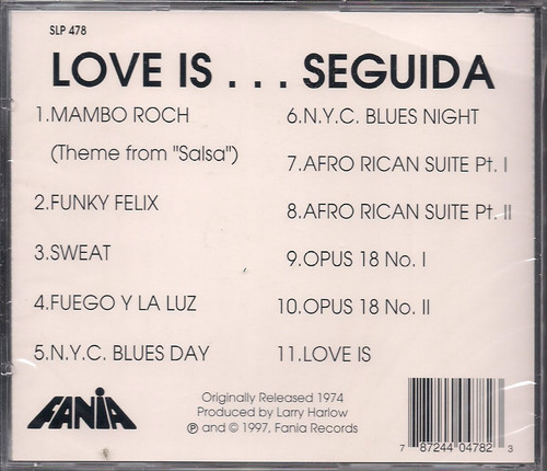 FANIA Mega RARE Love is.. SEGUIDA Opus 18 Afro Rican NYC Blues Day - Picture 2 of 2