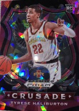 2020-21 NBA draft Picks Prizm Tyrese Halliburton Pink Ice Crusade