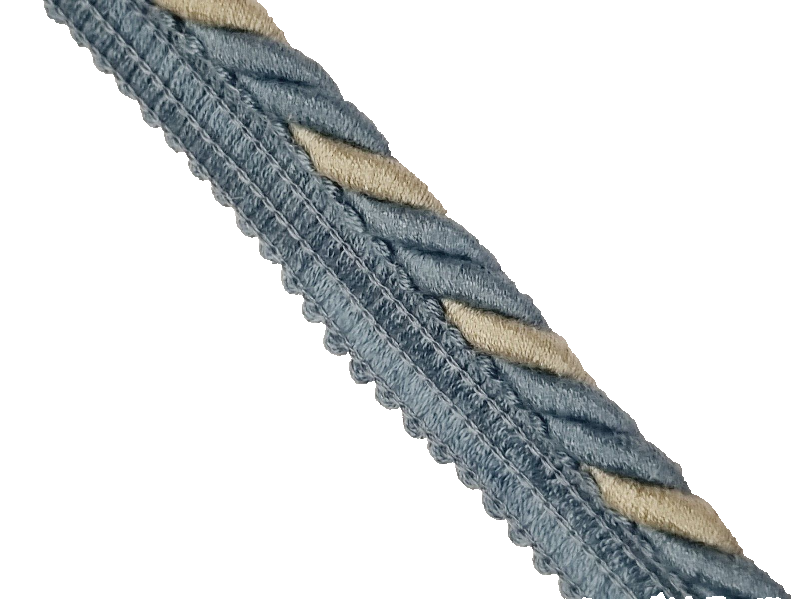 Blue flanged cord piping PER METRE Upholstery sewing  edge edging Trim Trimming