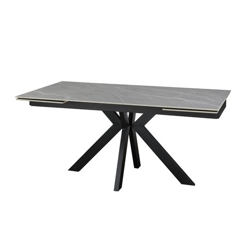 Maven Ceramic Argento Grey 160-200-240cm Extending Dining Table Set - Picture 4 of 15