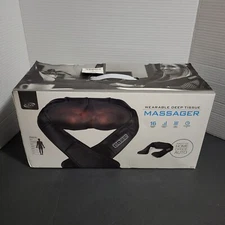 Shiatsu Back Neck and Shoulder Massager with Heat Deep Tissue 3D Kneading Pillow