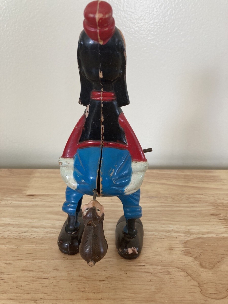 Vintage Disney Goofy w/ Spinning Tail Chipmunk Toy CELLULOID Vintage Disney Goofy w/ Spinning Tail Chipmunk Toy CELLULOID
