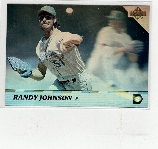 1992 Randy Johnson Upper Deck MVP Hologram #27 Free Shipping (E1362)